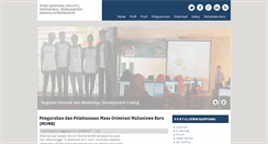 Desktop Screenshot of kaputama.ac.id